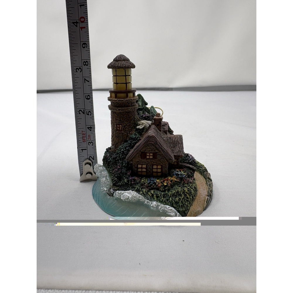 Vintage Thomas Kinkade Illuminated Series Ornament "Meadowood Lighthouse" - Picture 7 of 7